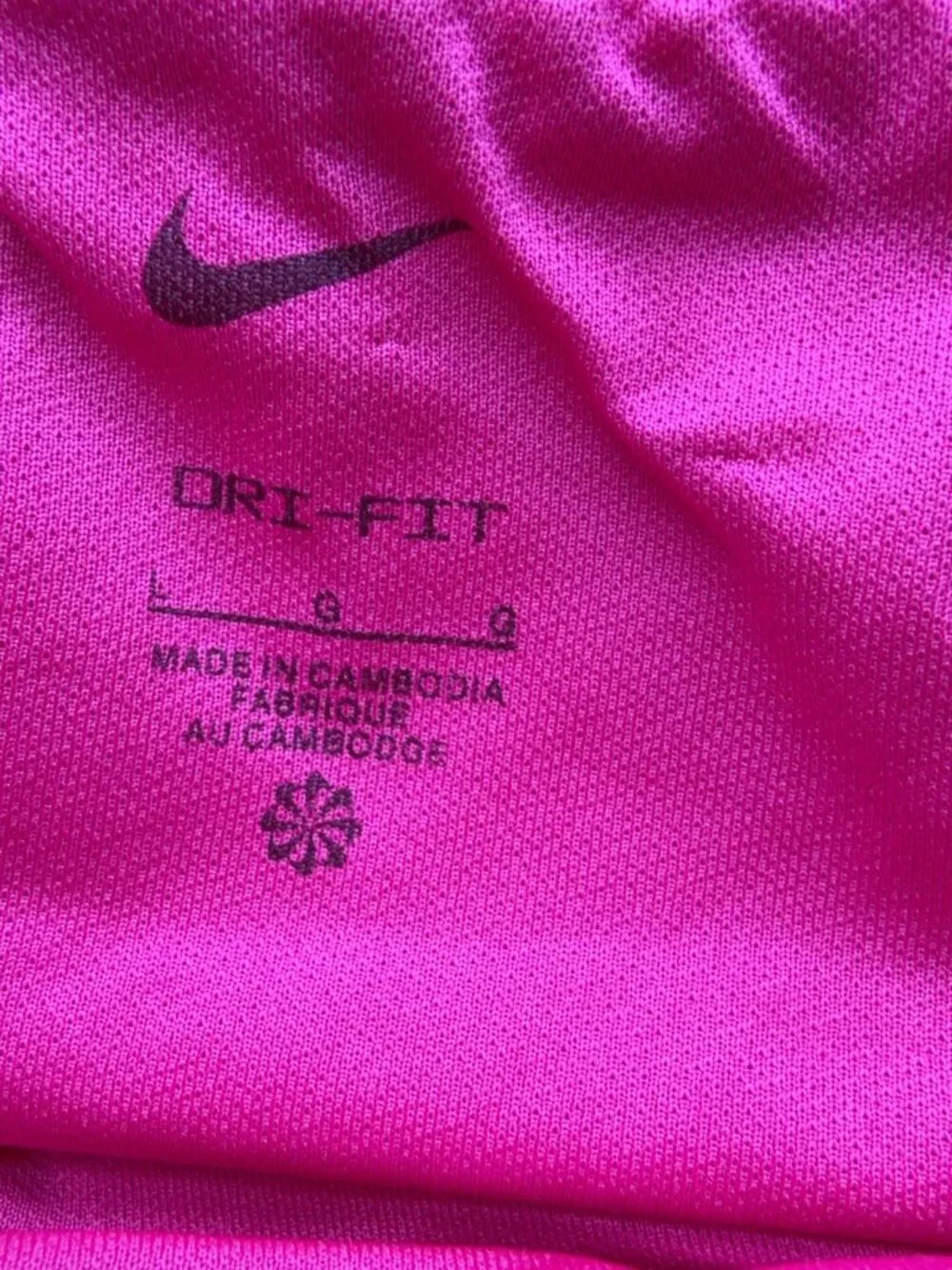 Nike Dri-FIT Hot Pink Running Shorts Women’s LARGE w/ Brief Liner